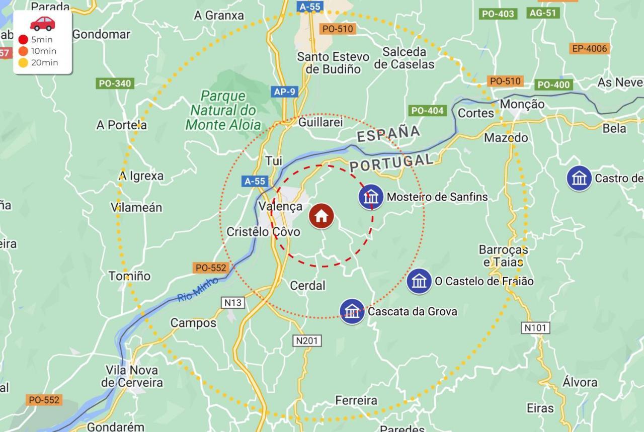 Mystay - Bungalows In Quinta Dos Sobrais Valenca Εξωτερικό φωτογραφία